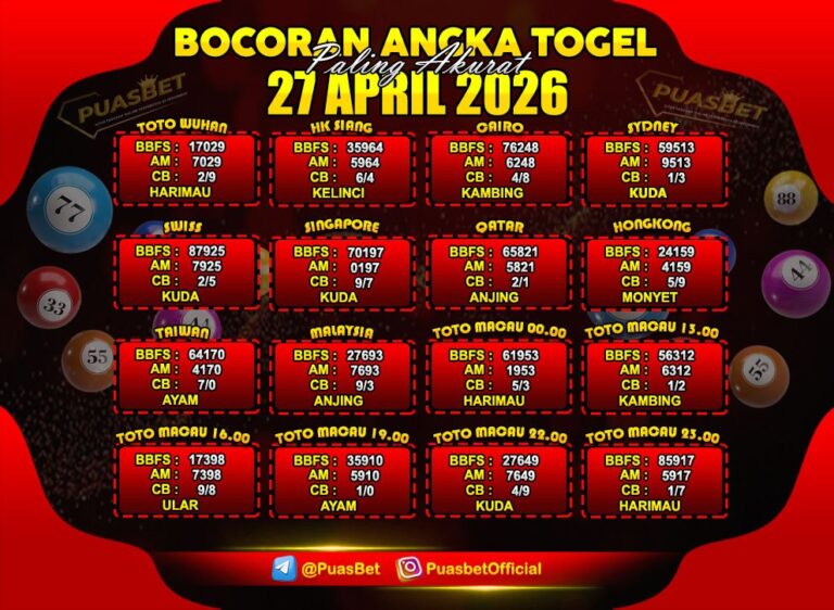 TOGEL 27 APRIL
