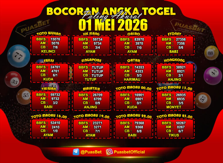 TOGEL 01 MEI