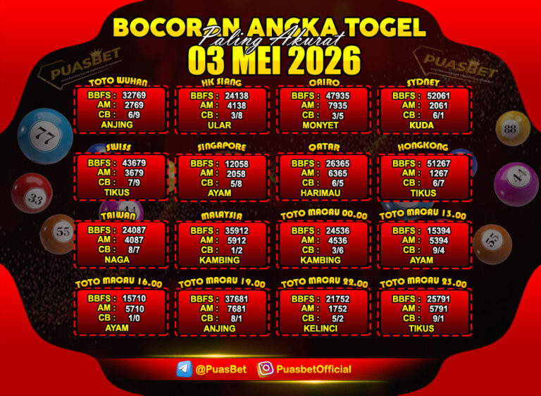 TOGEL 03 MEI