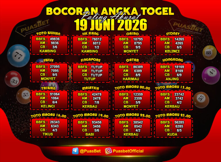 TOGEL 19 JUNI