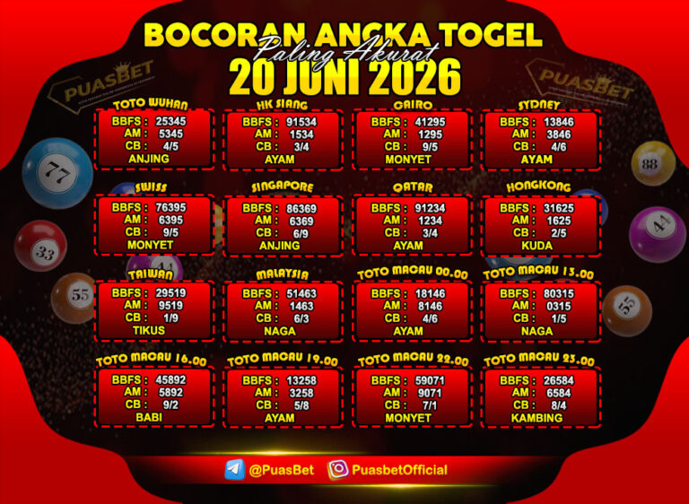 TOGEL 20 JUNI