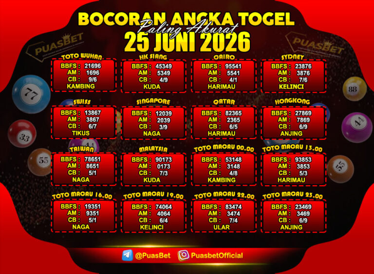 TOGEL 25 JUNI