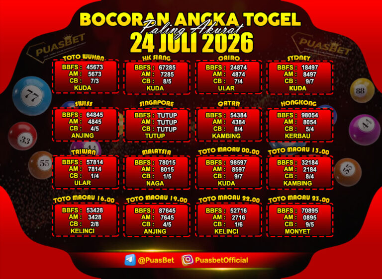TOGEL 24 JULI