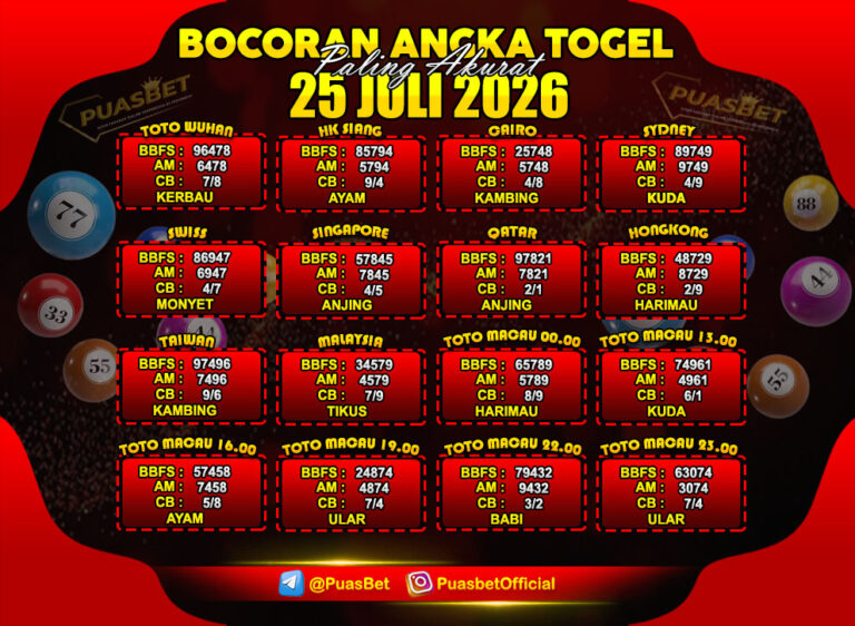 TOGEL 25 JULI